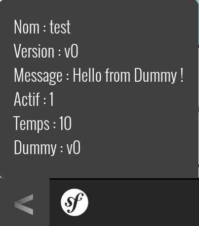 Symfony debug toolbar with extra data from CompilerPass
